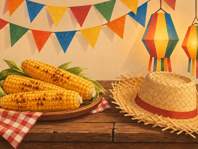 Editorial illustration of Festa Junina