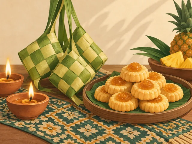 Editorial illustration of Hari Raya Puasa