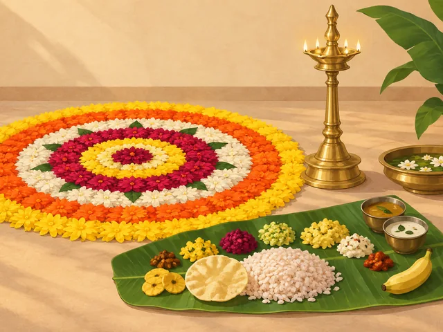 Editorial illustration of Onam