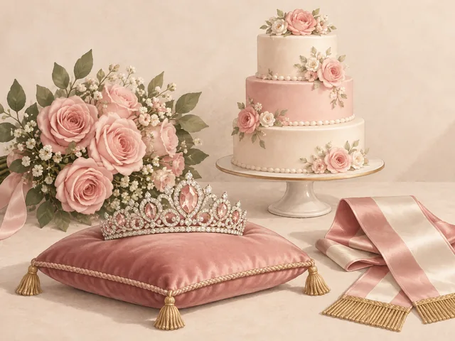 Editorial illustration of Quinceañera