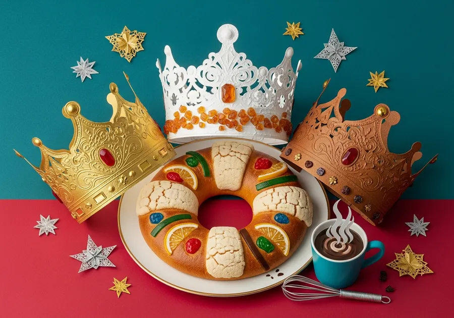 Editorial illustration of Three Kings Day